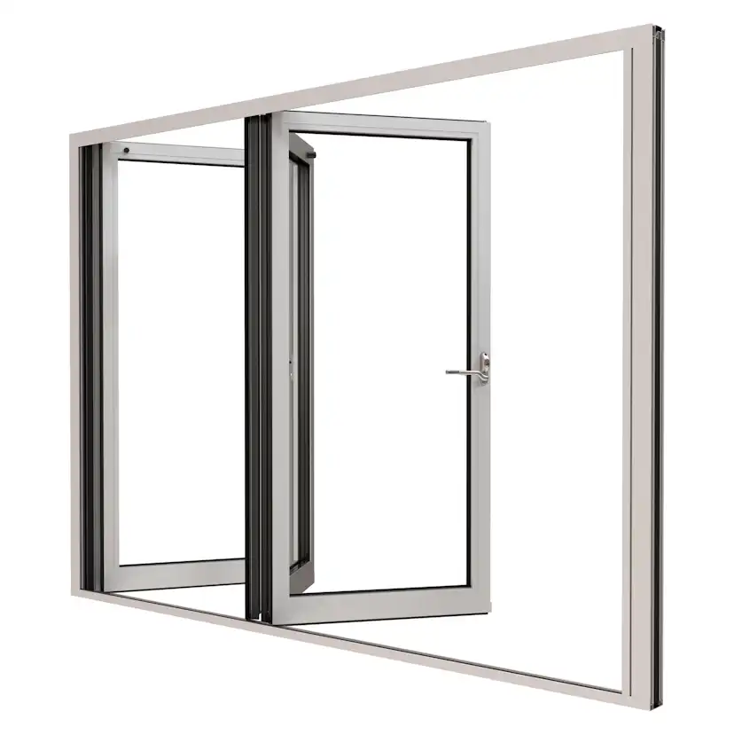 Vikdörrar NorDan HelAlu 5-Delad 3-Glas