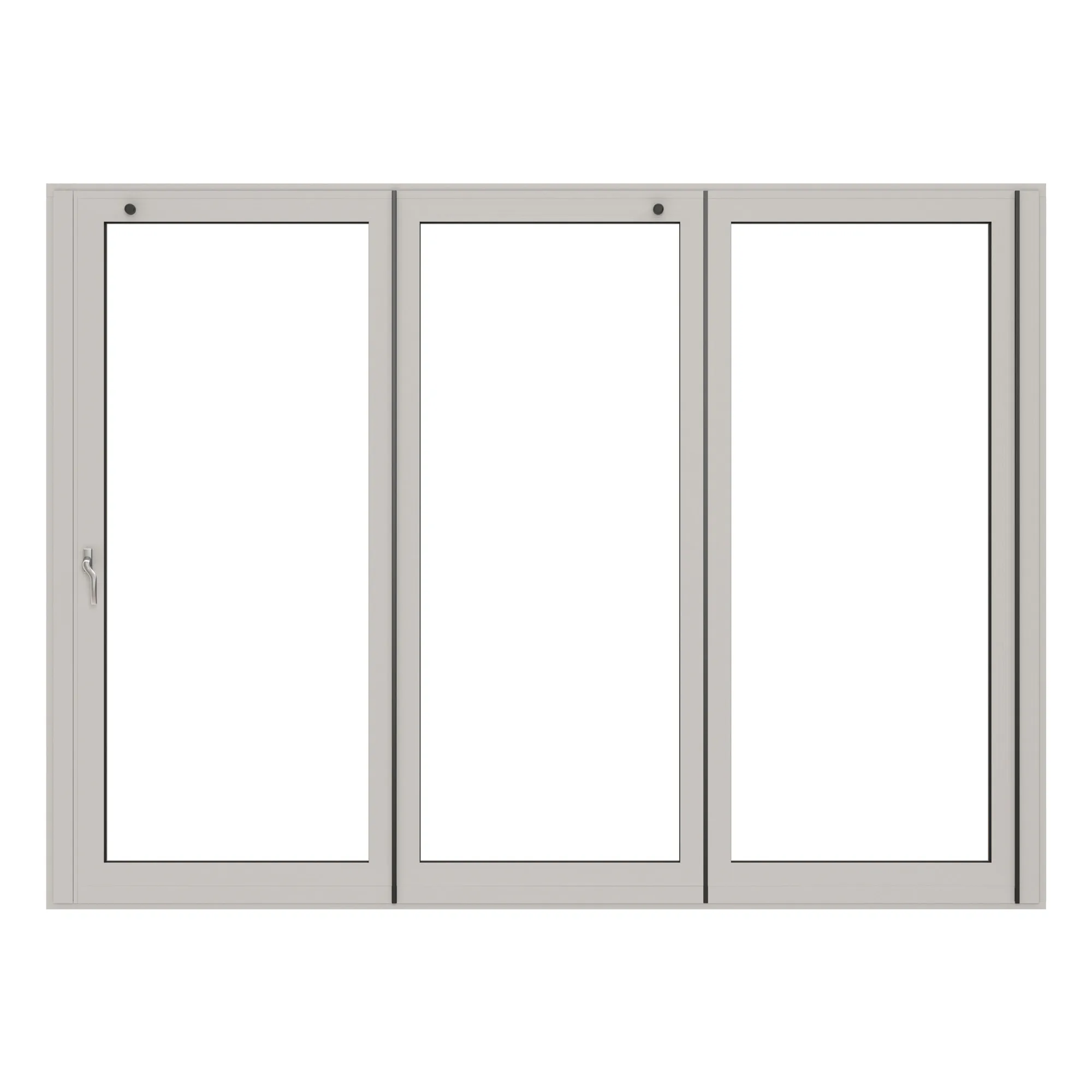 Vikdörrar NorDan HelAlu 6-Delad 3-Glas