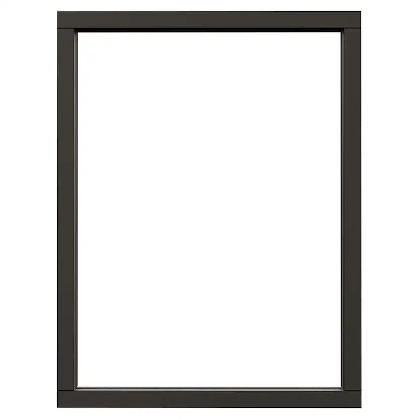 Fast Fönster NorDan NTech Aluminium BlackLine Svart