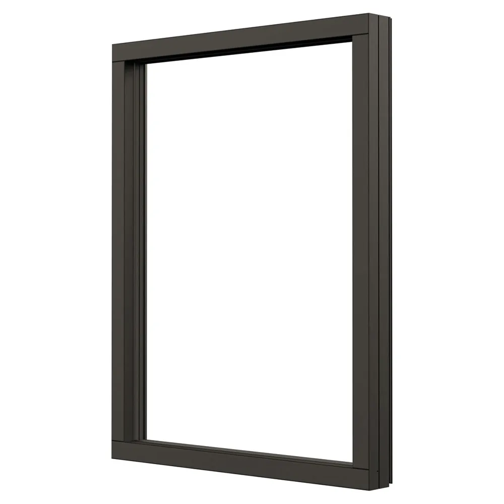 Fast Fönster NorDan NTech Aluminium BlackLine Svart