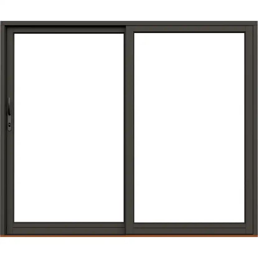 Skjutdörr NorDan NTech Aluminium 2-Delad BlackLine Svart