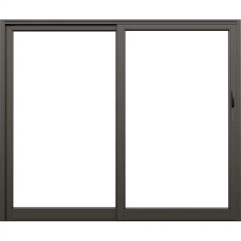 Skjutdörr NorDan NTech Aluminium 2-Delad BlackLine Svart