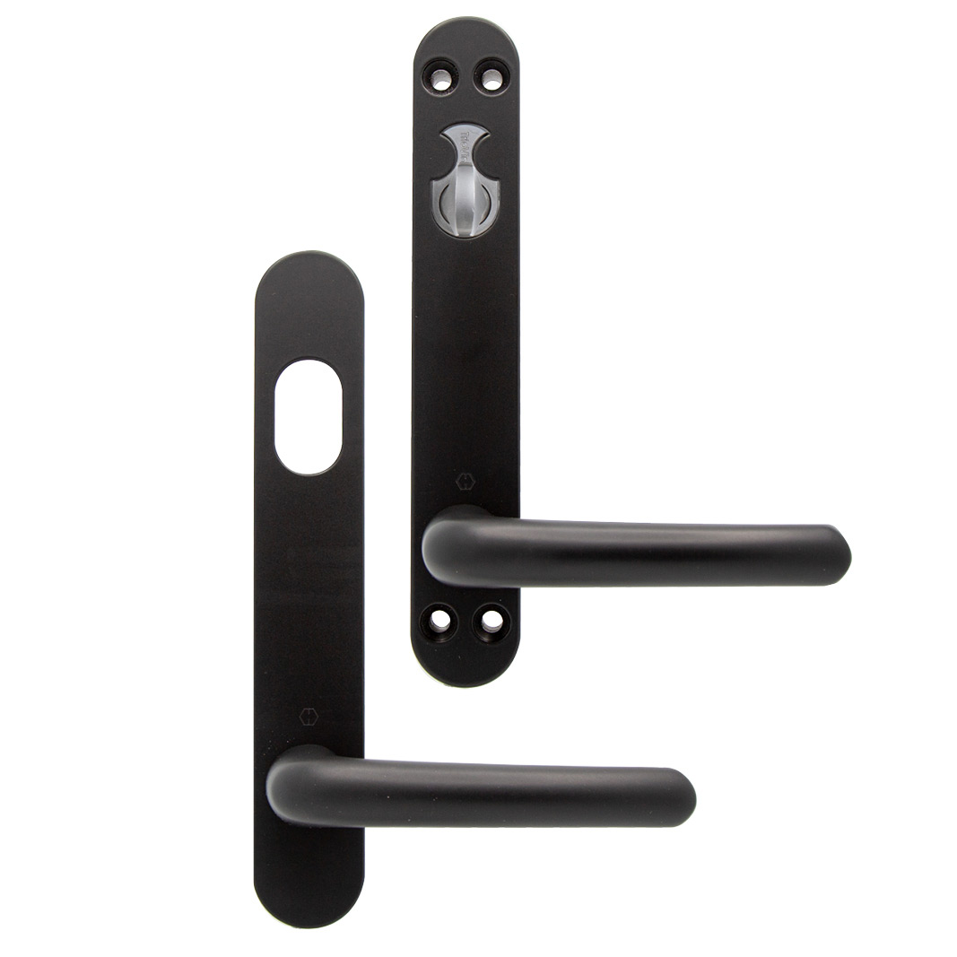 Handtag NorDan Förberett För Cylinder Utvändigt Typ 3 Svart