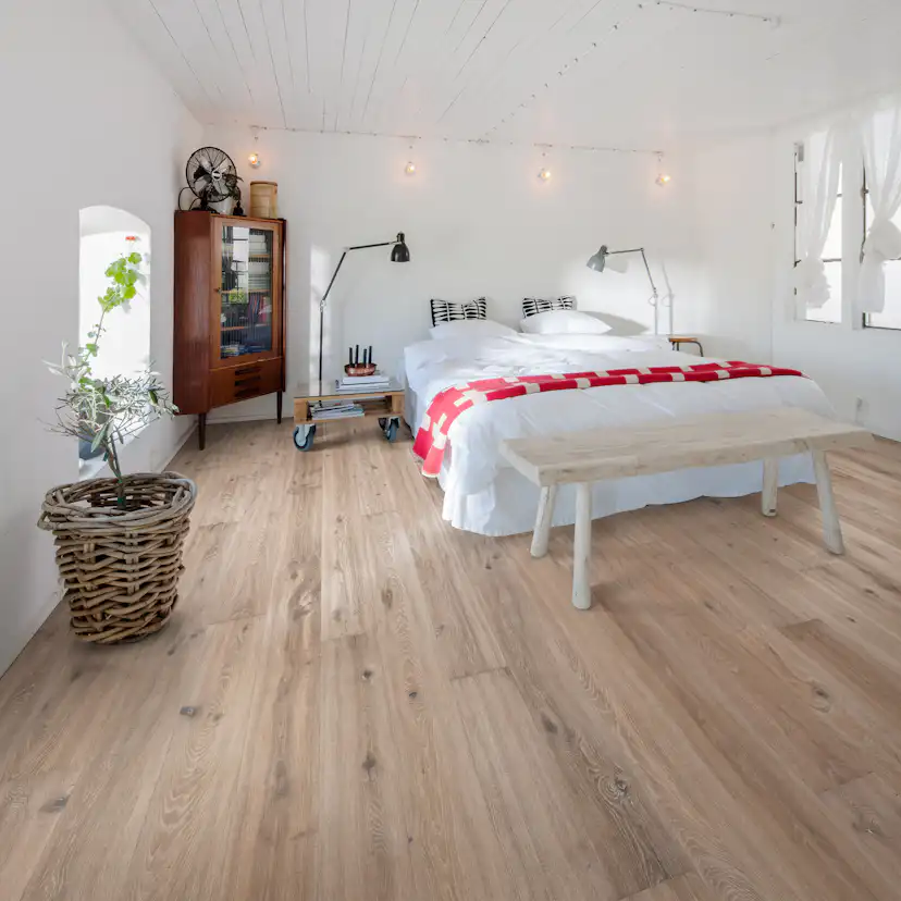 Parkettgolv Kährs Vista Vit Naturoljad Ek 1-Stav