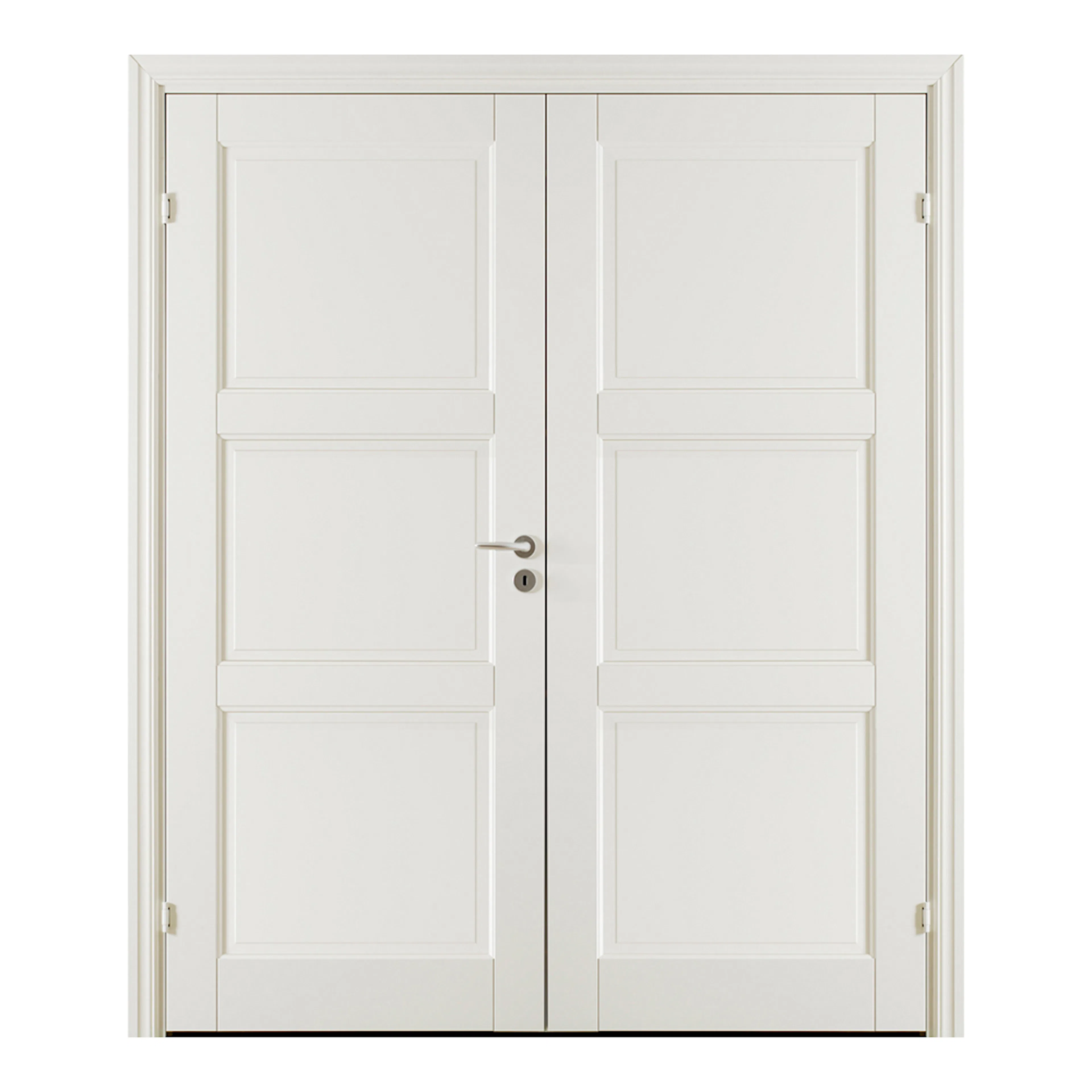 Pardörr GK Door Oden 3 Vit med Spröjs