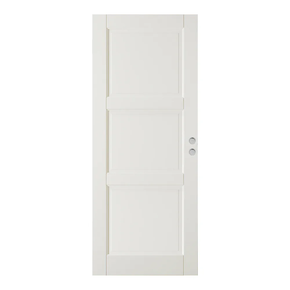 Skjutdörr GK Door Oden 3 LS Vit inkl. Skålar & Dragring