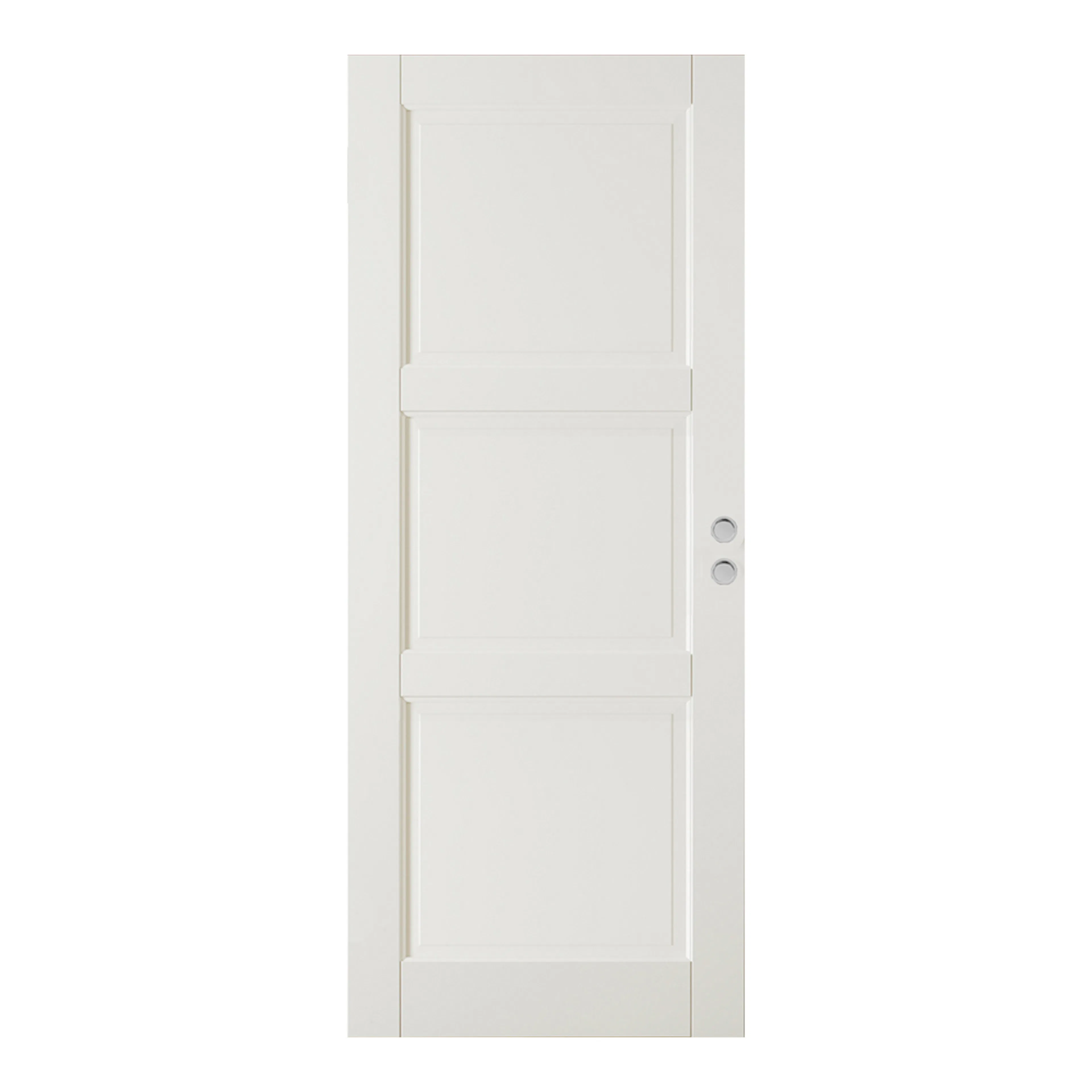 Skjutdörr GK Door Oden 3 LS Vit inkl. Skålar & Dragring