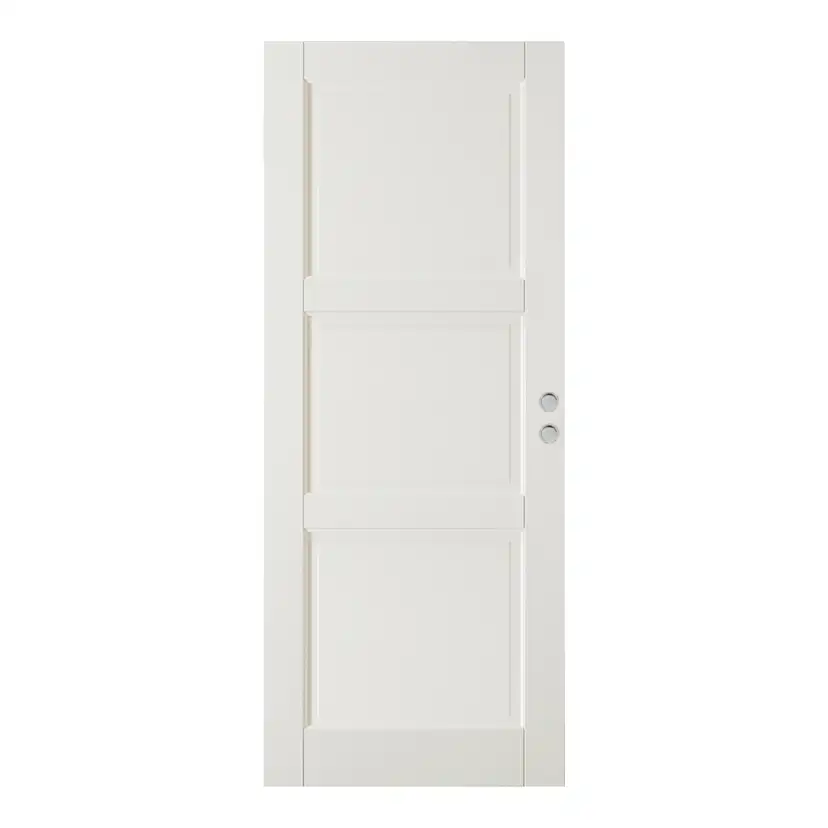 Skjutdörr GK Door Oden 3 LS Vit inkl. Skålar & Dragring