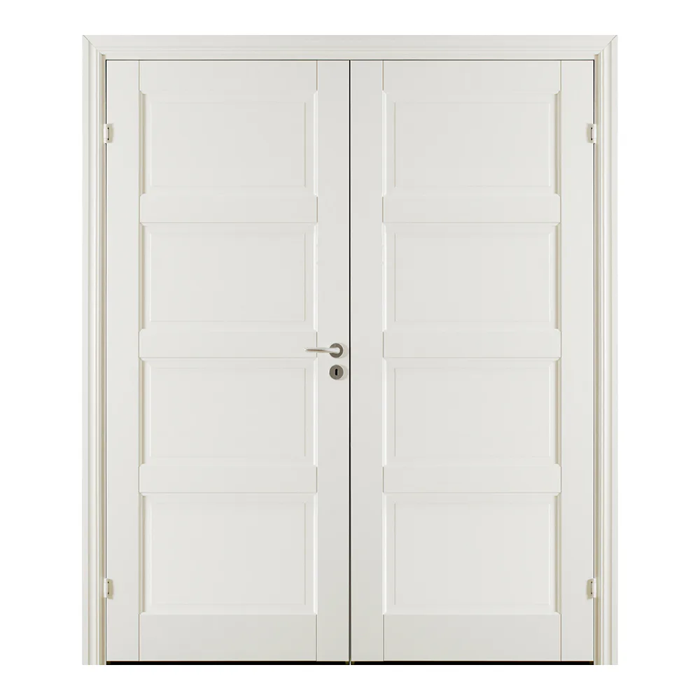 Pardörr GK Door Oden 4 Vit med Spröjs