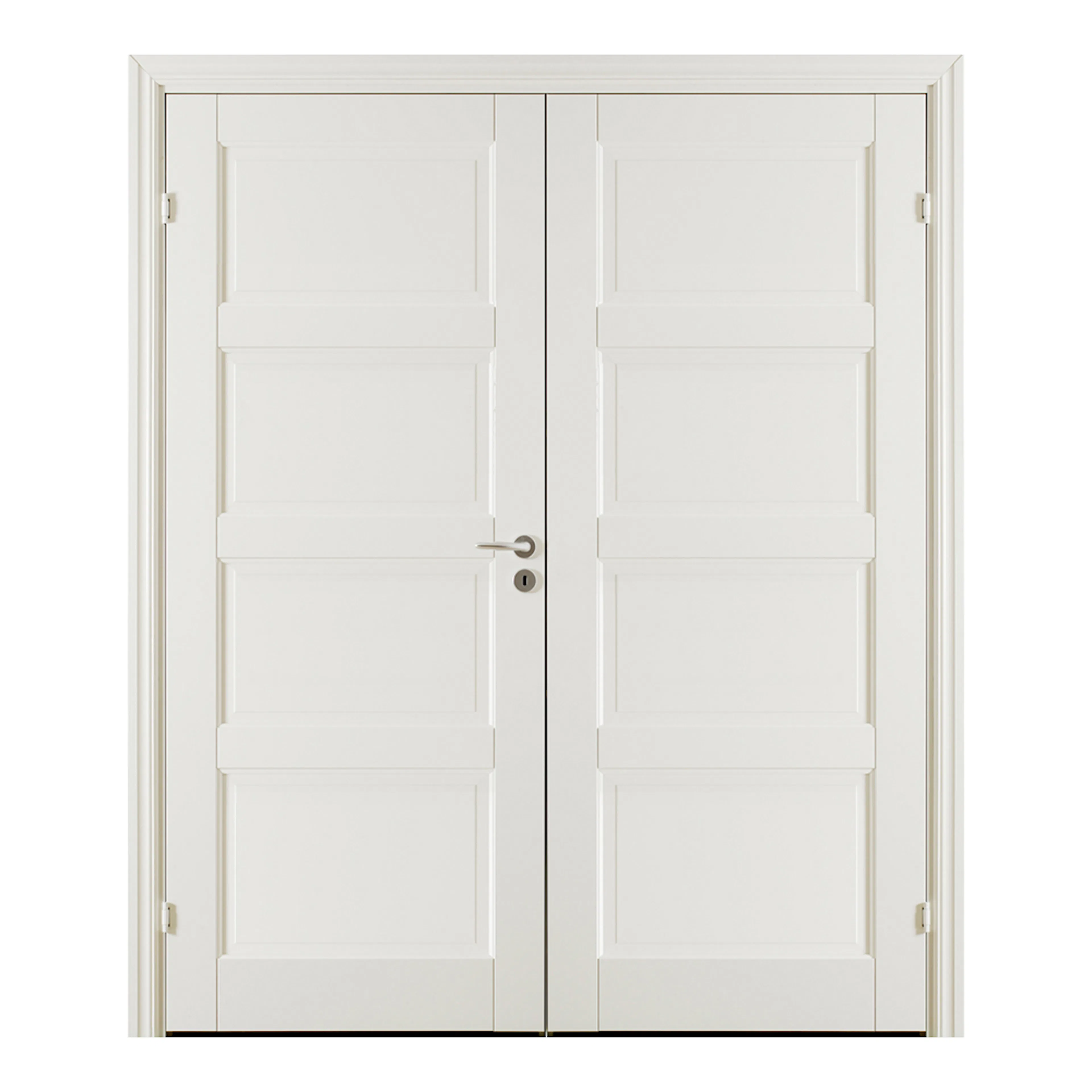 Pardörr GK Door Oden 4 Vit med Spröjs