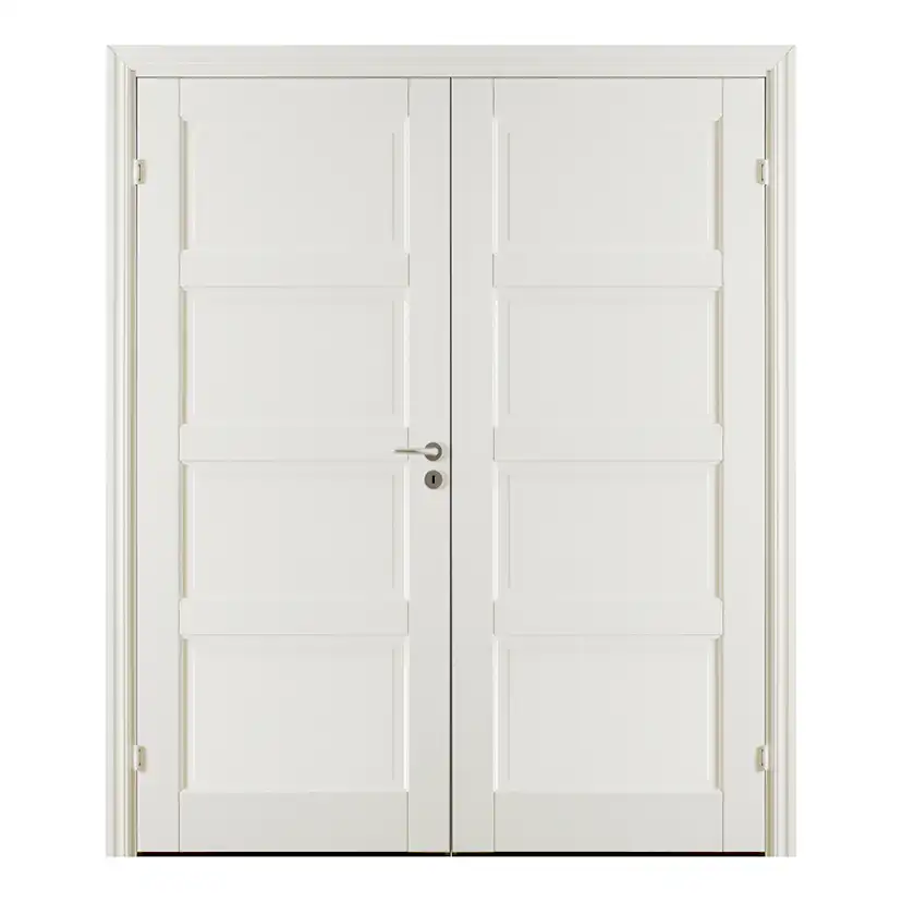 Pardörr GK Door Oden 4 Vit med Spröjs
