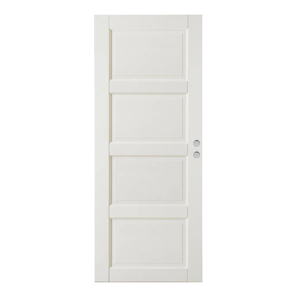 Skjutdörr GK Door Oden 4 LS Vit inkl. Skålar & Dragring