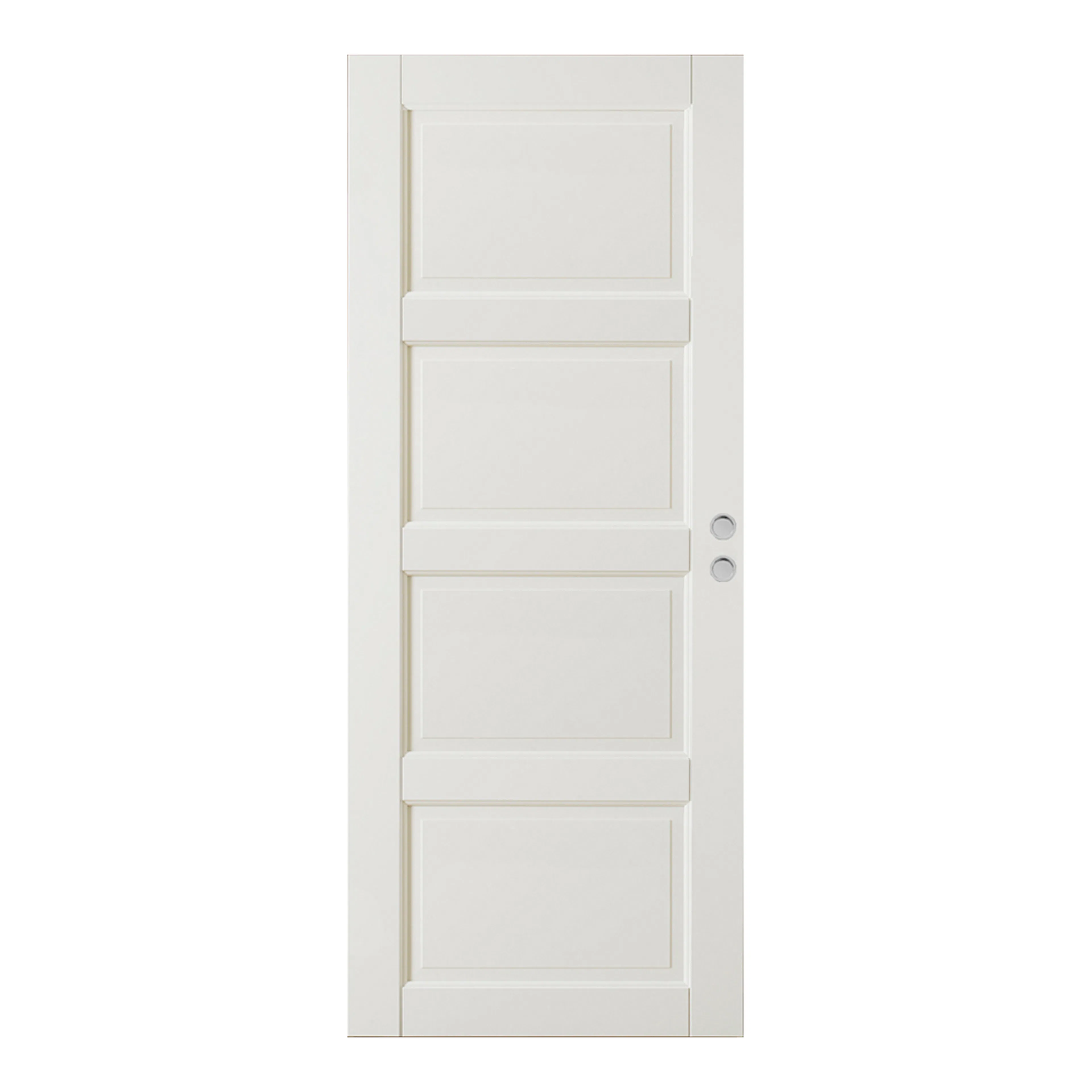 Skjutdörr GK Door Oden 4 LS Vit inkl. Skålar & Dragring