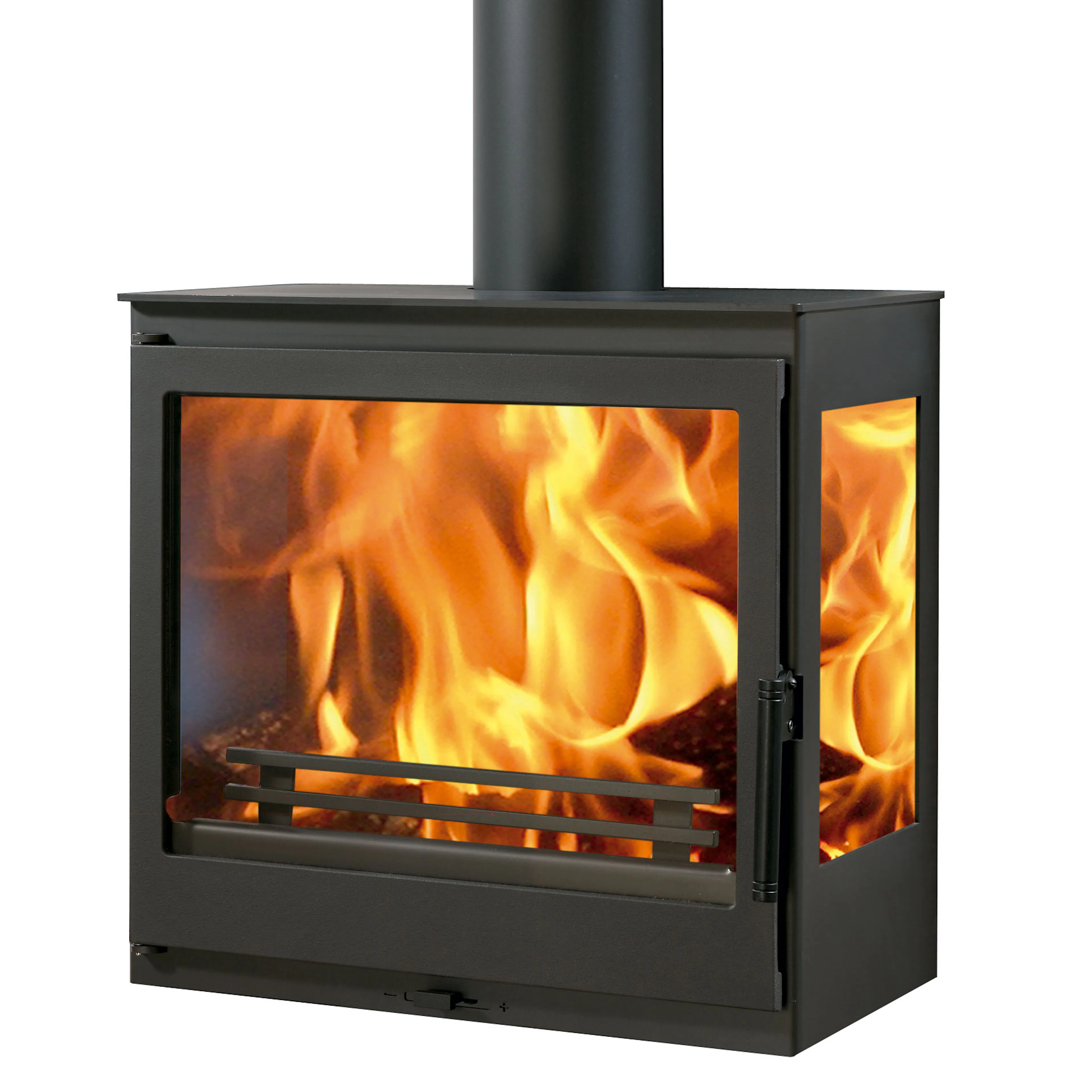 Braskamin Panadero Onix Wall EcoDesign Vägghängd med Sidoglas 7,1kW