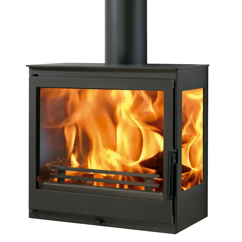 Braskamin Panadero Onix Wall EcoDesign Vägghängd med Sidoglas 7,1kW