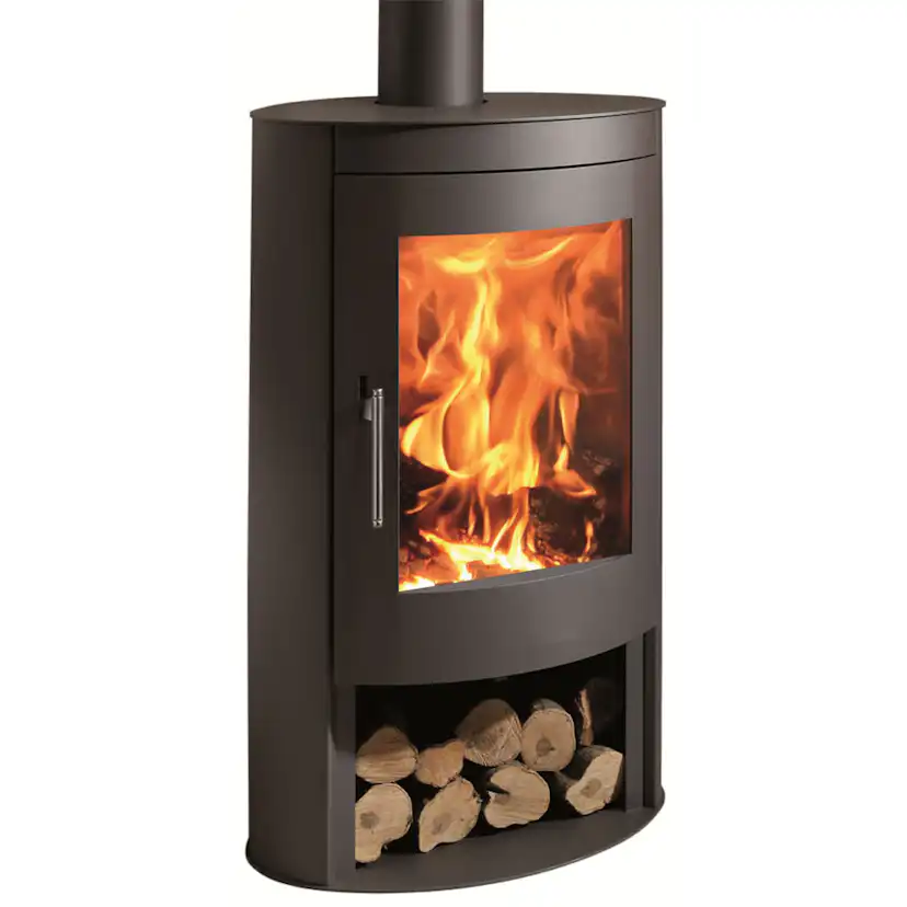 Braskamin Panadero Oval EcoDesign 2022-Teknik i Svart