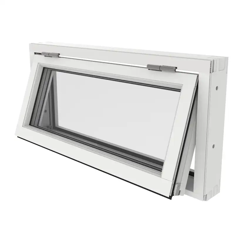 Överkantshängt Fönster Outline 3-Glas Aluminium