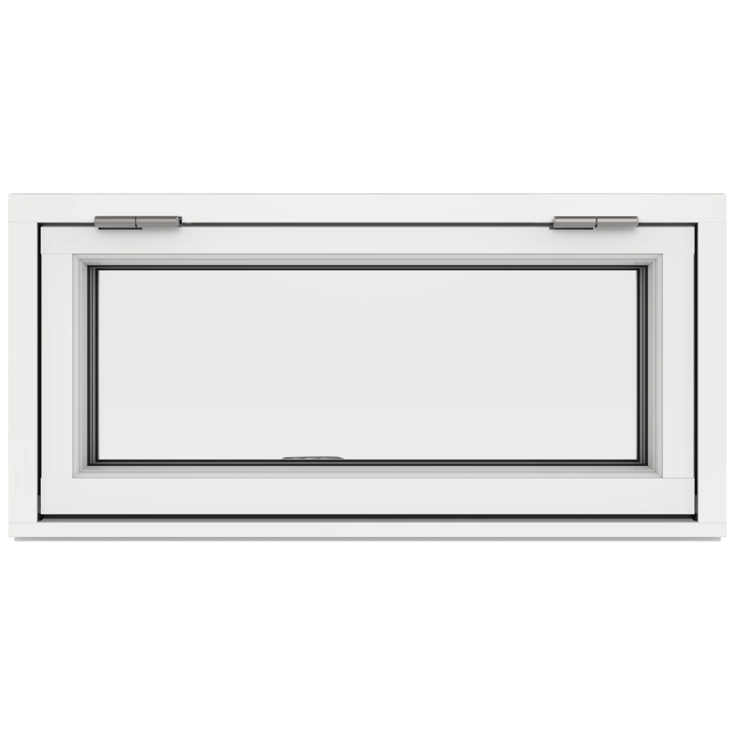 Överkantshängt Fönster Outline 3-Glas Aluminium
