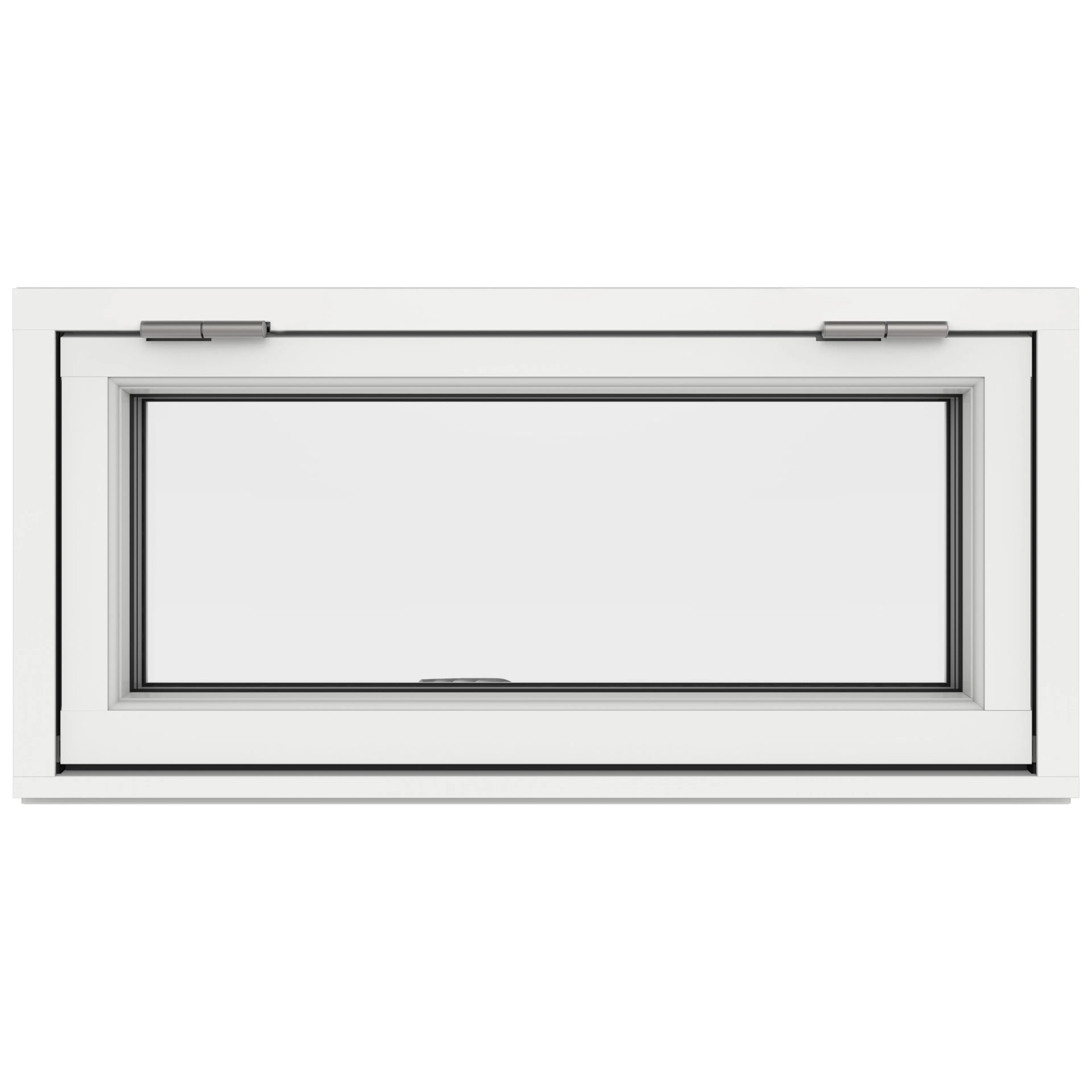Överkantshängt Fönster Outline 3-Glas Aluminium