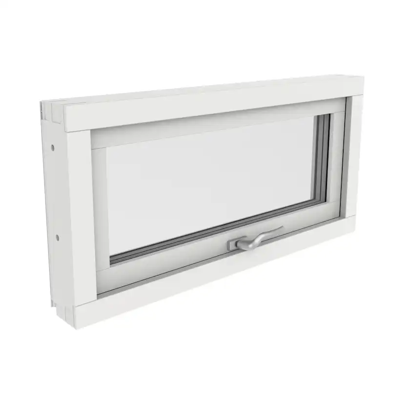 Överkantshängt Fönster Outline 3-Glas Aluminium