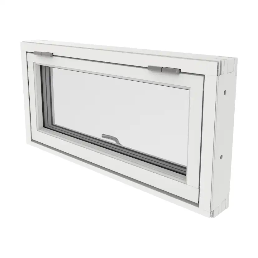 Överkantshängt Fönster Outline 3-Glas Aluminium