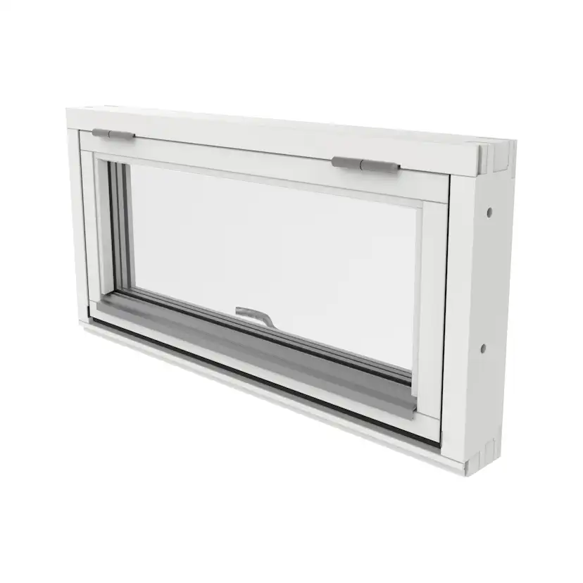 Överkantshängt Fönster Outline 3-Glas Trä