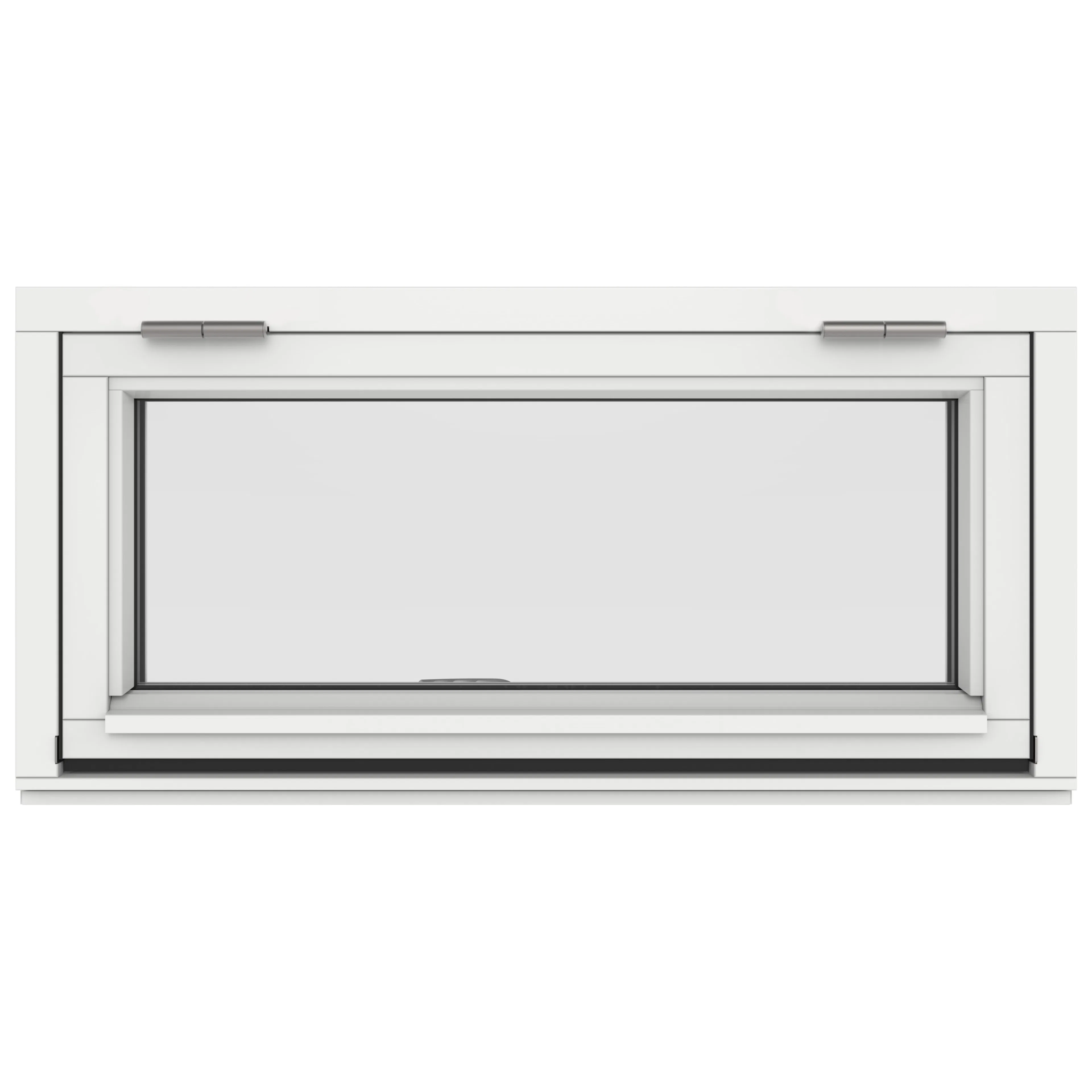 Överkantshängt Fönster Outline 3-Glas Trä