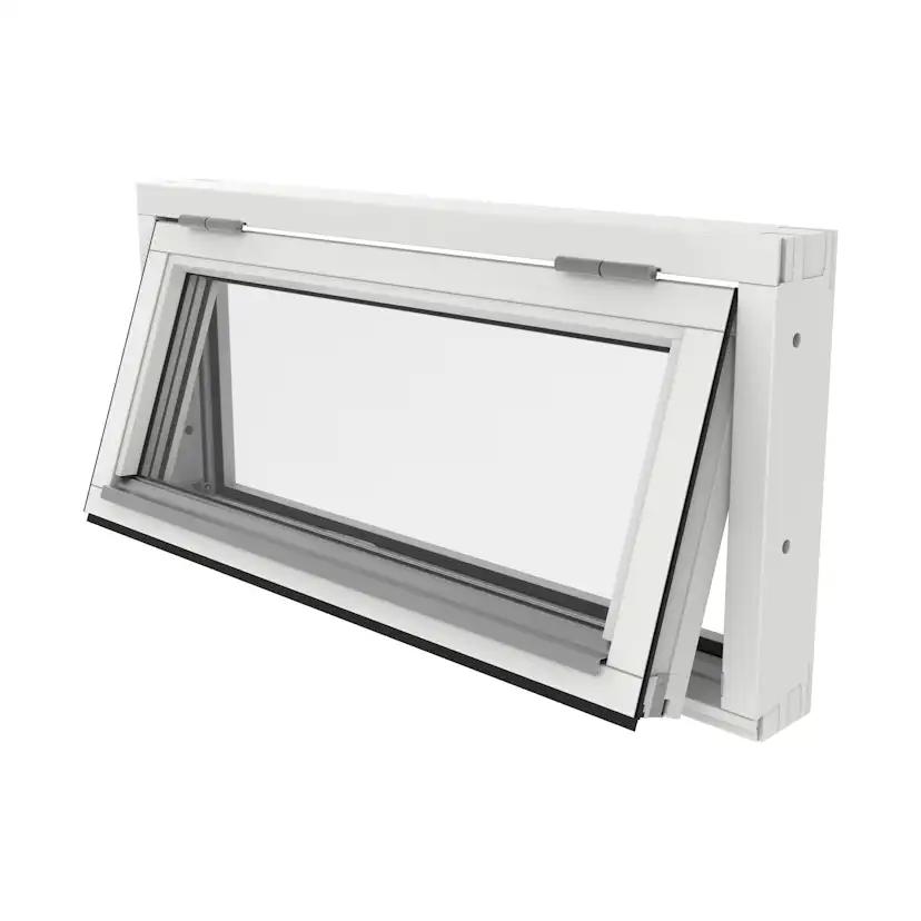 Överkantshängt Fönster Outline 3-Glas Trä