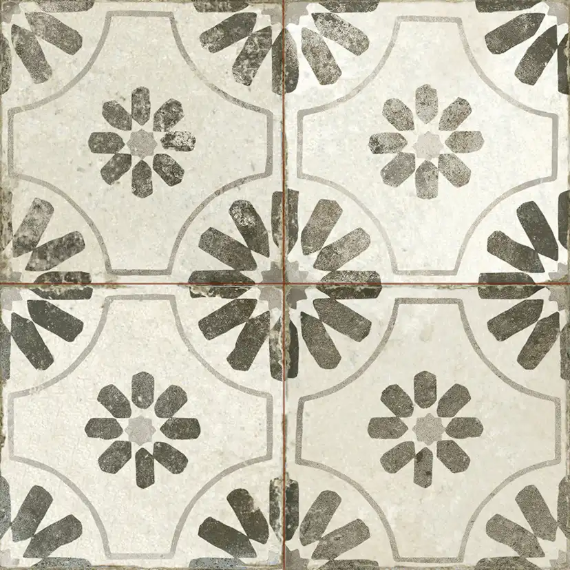 Klinker Tenfors FS Blume Black 45x45 cm