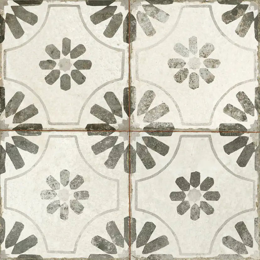 Klinker Tenfors FS Blume Black 45x45 cm