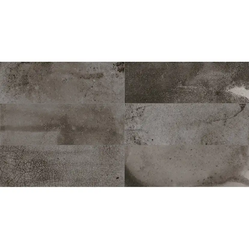 Kakel Tenfors FS Raku Black 20x40 cm