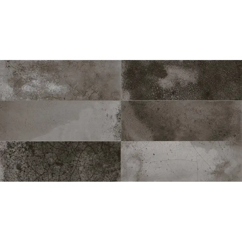 Kakel Tenfors FS Raku Black 20x40 cm