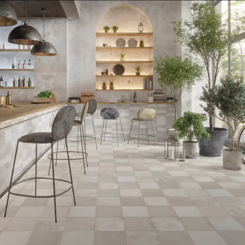 Klinker FS Checker Silver 45x45 cm