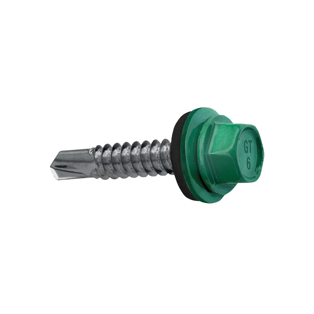 Sandwichpanelskruv Gunnebo Fastening GT6 ELFÖRZINKAD 6,3x25 Med bricka