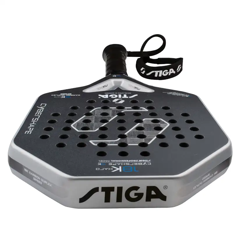 Padelracket STIGA Sports 18K Hard 2 Cybershape