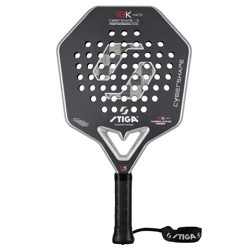 Padelracket STIGA Sports 18K X Hard Cybershape