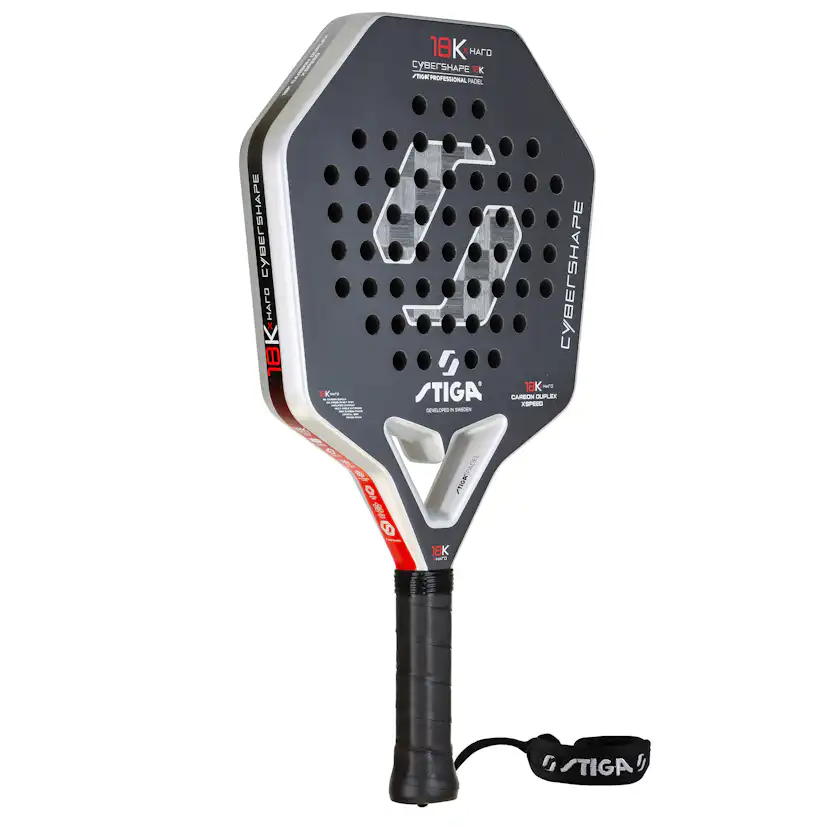 Padelracket STIGA Sports 18K X Hard Cybershape