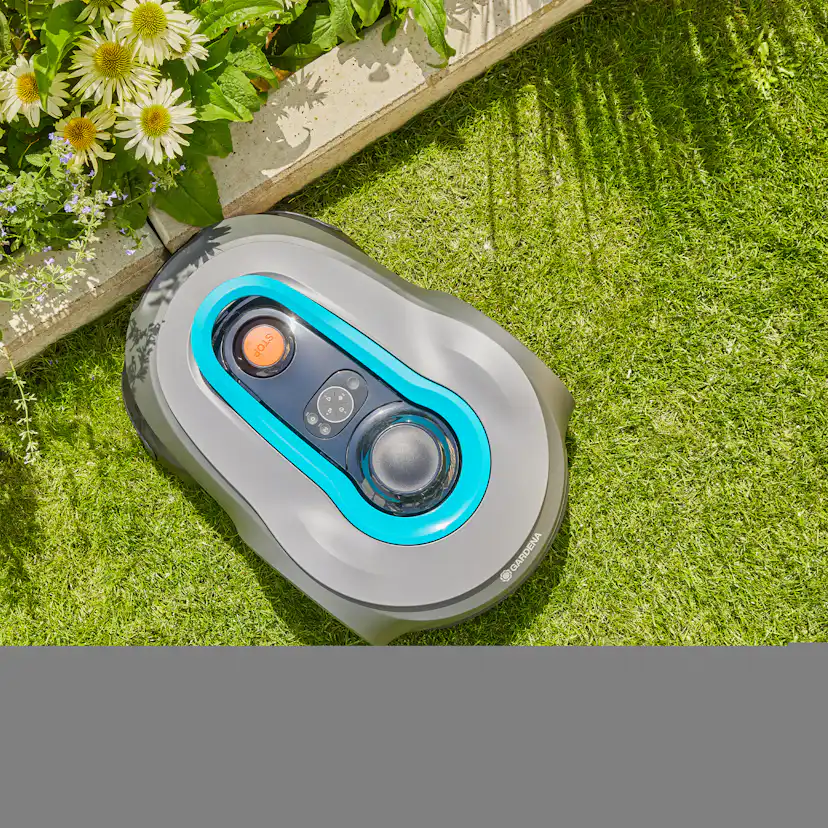 Robotgräsklippare Gardena Smart Sileno Free 800 Utan Slinga Paket Med Robothus & Antikollisionsradar
