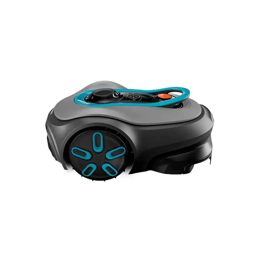 Robotgräsklippare Gardena Smart Sileno Free 1200 Utan Slinga Paket Med Robothus & Antikollisionsradar