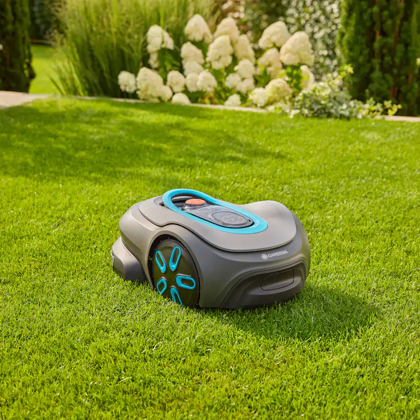 Robotgräsklippare Gardena Smart Sileno Max 800 Paket Med Robothus