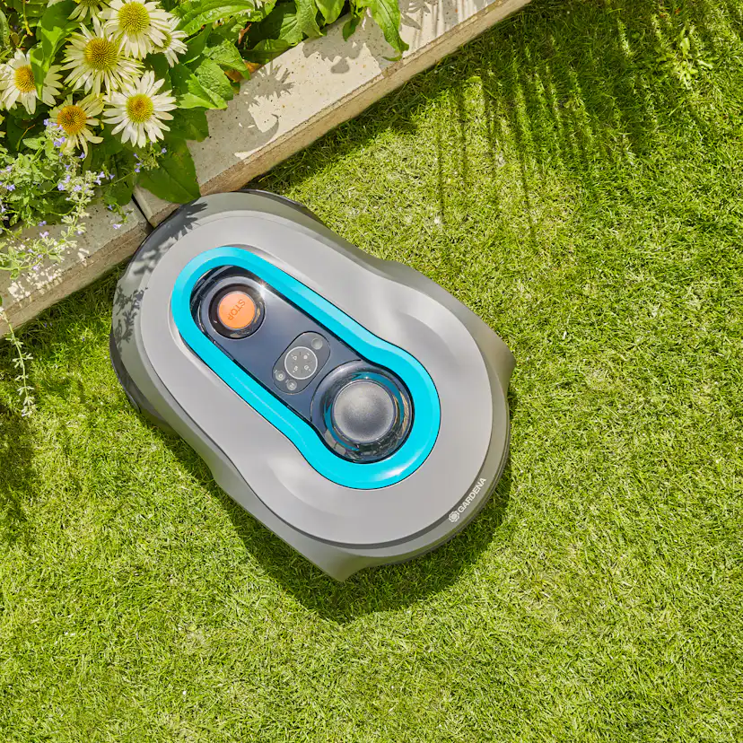 Robotgräsklippare Gardena Smart Sileno Free 1200 Utan Slinga Paket Med Robothus