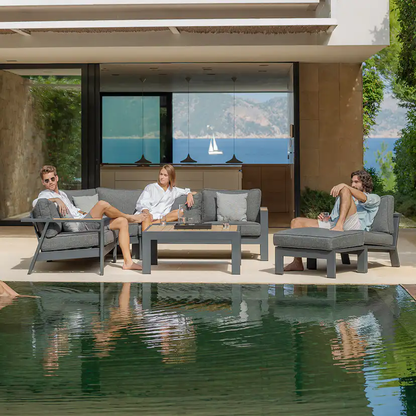 Loungegrupp LifestyleGarden Palau 5-sits