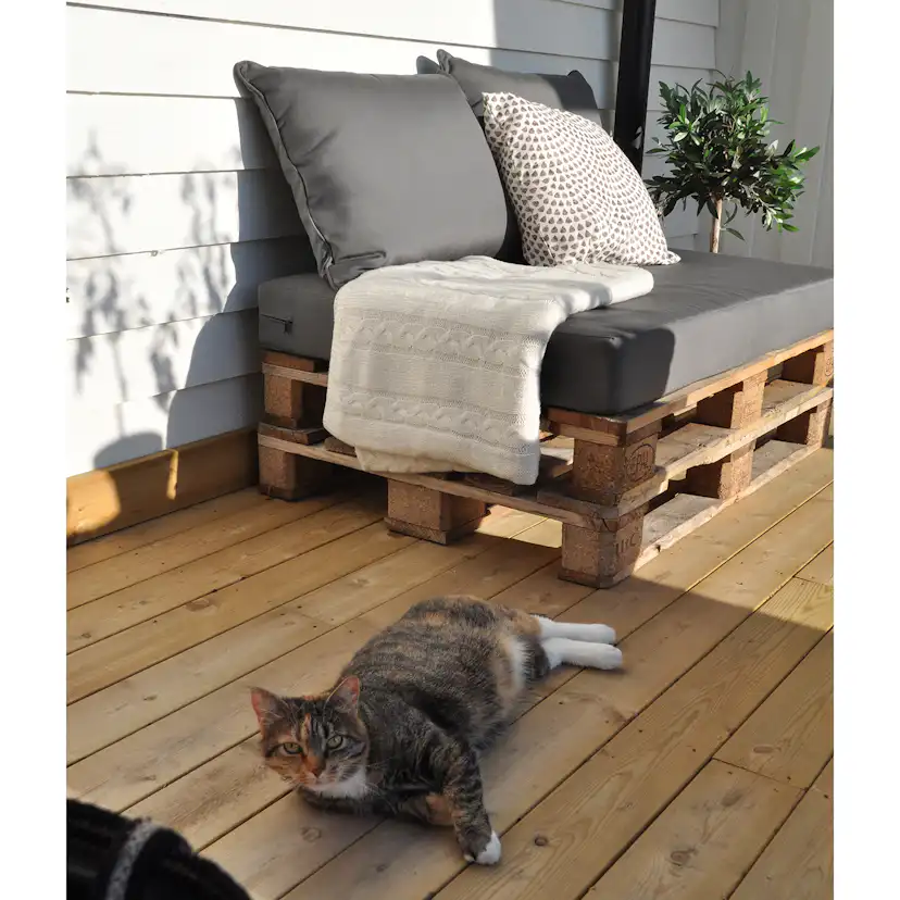 Sittdyna Fritab Palle Skiffer Utomhus