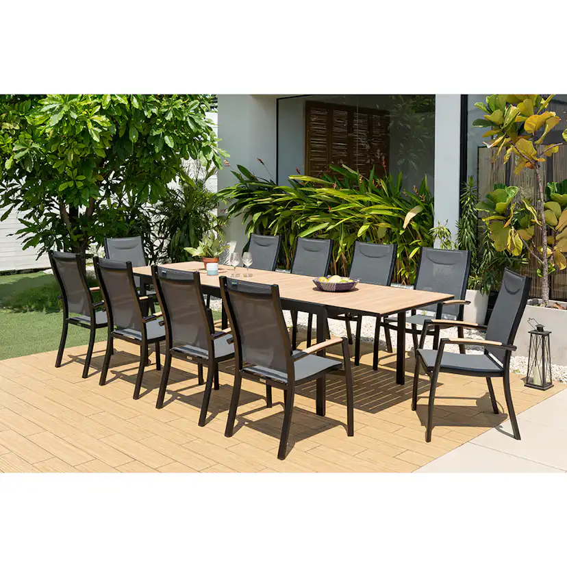 Matgrupp LifetyleGarden Panama med 10 Stolar