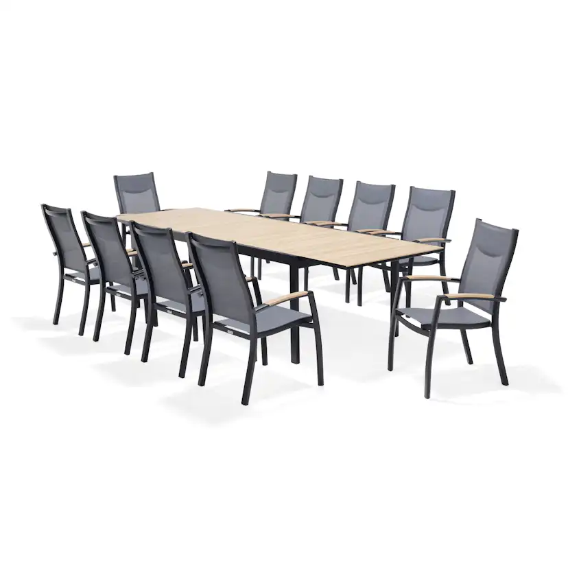 Matgrupp LifetyleGarden Panama med 10 Stolar