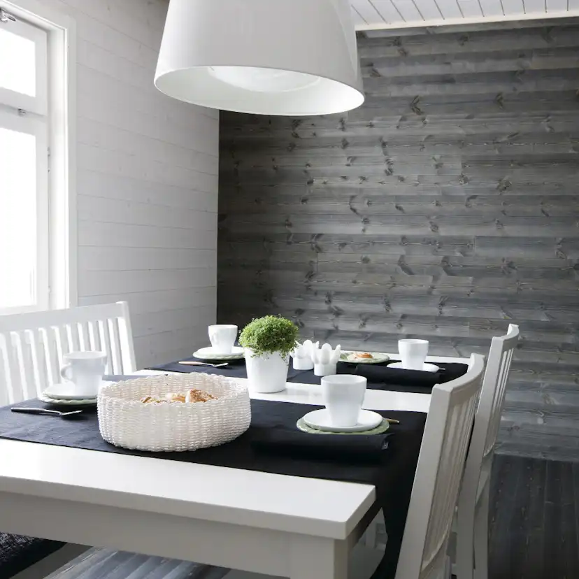 Panel Ändspont Baseco Laserad Mörkgrå Slätspont