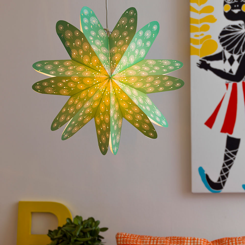 Adventsstjärna Gnosjö Konstsmide 7 Strålar inkl. Sladdställ