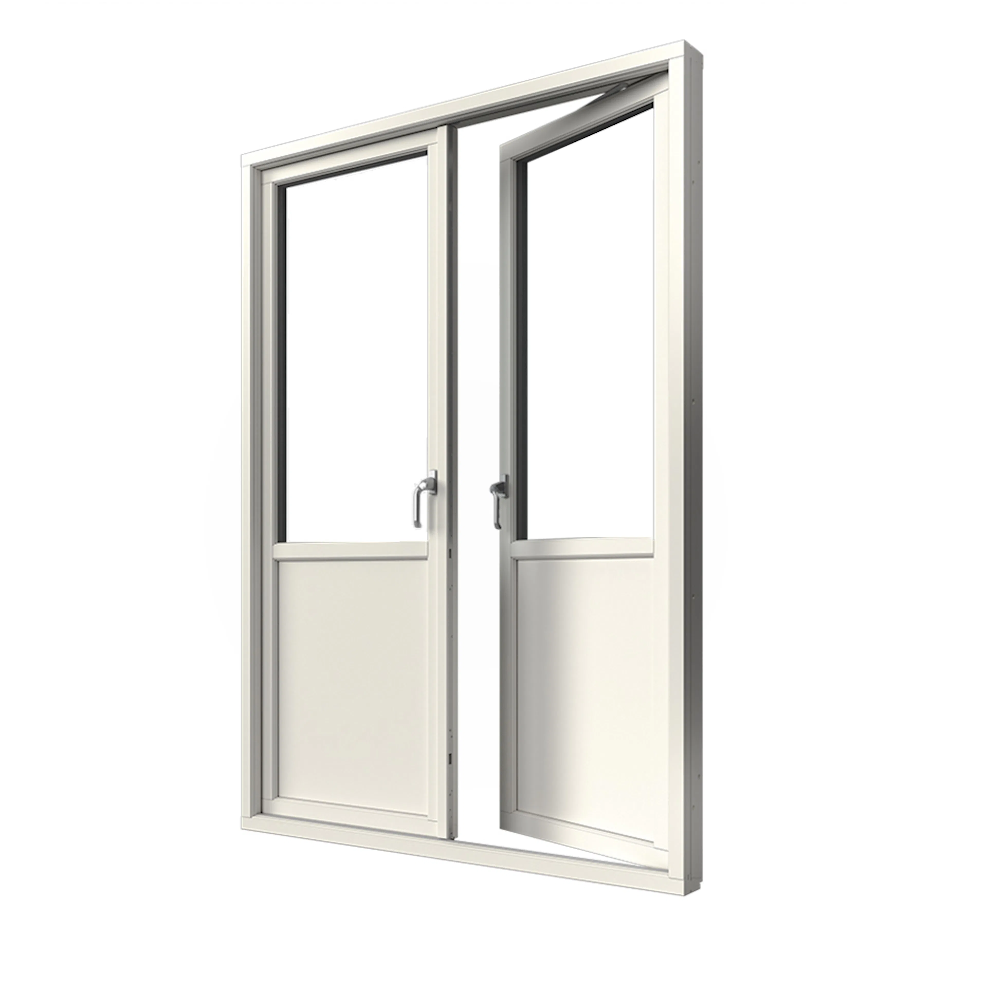 Parfönsterdörr Elitfönster Elit Retro 3-Glas Aluminium