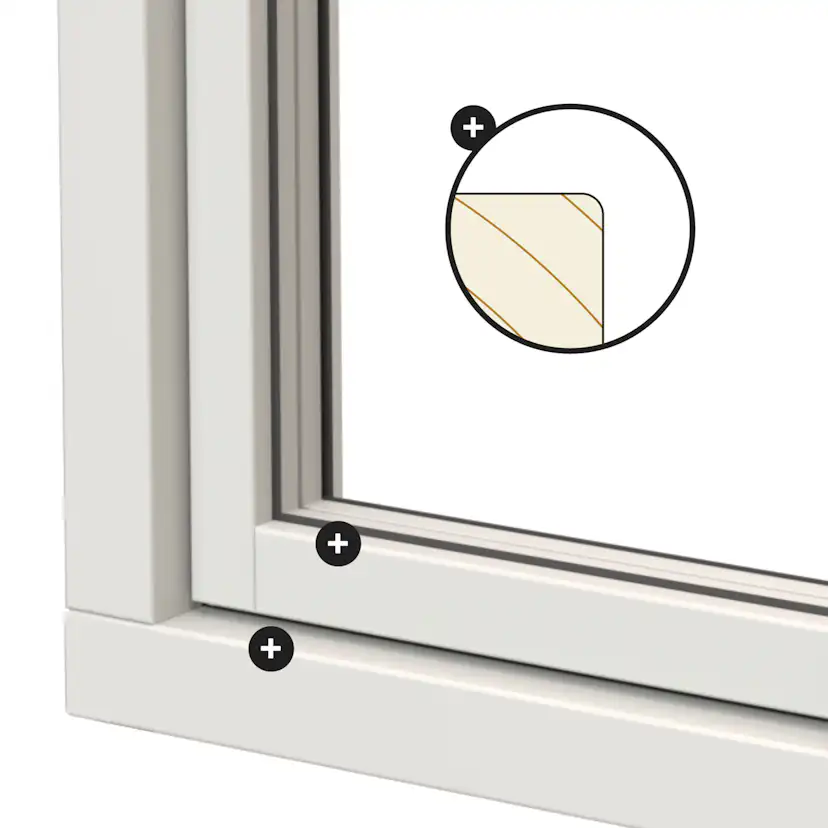 Parfönsterdörr NorDan NTech Aluminium