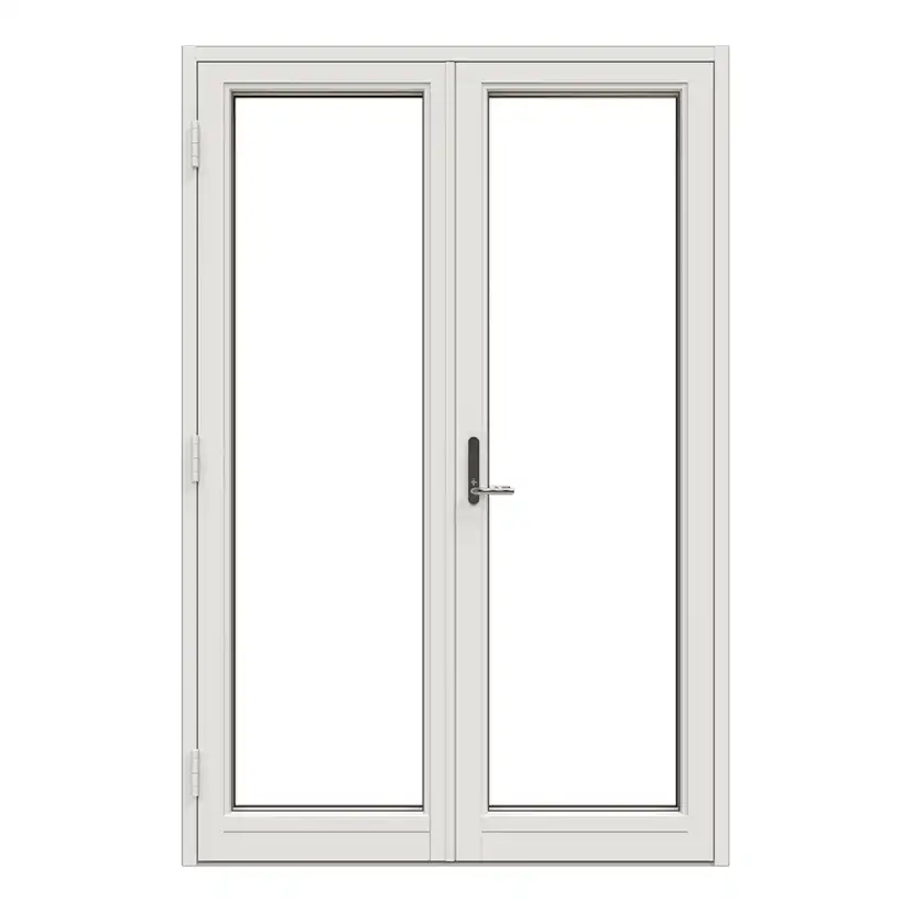 Parfönsterdörr NorDan NTech Helglasad Aluminium